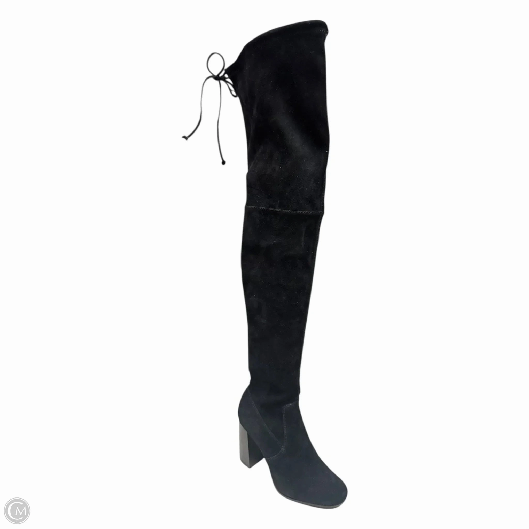 Julia Thigh High Suede Boots Designer By Frye In Black, Size: 5.5 Durable Build Weekend Errands