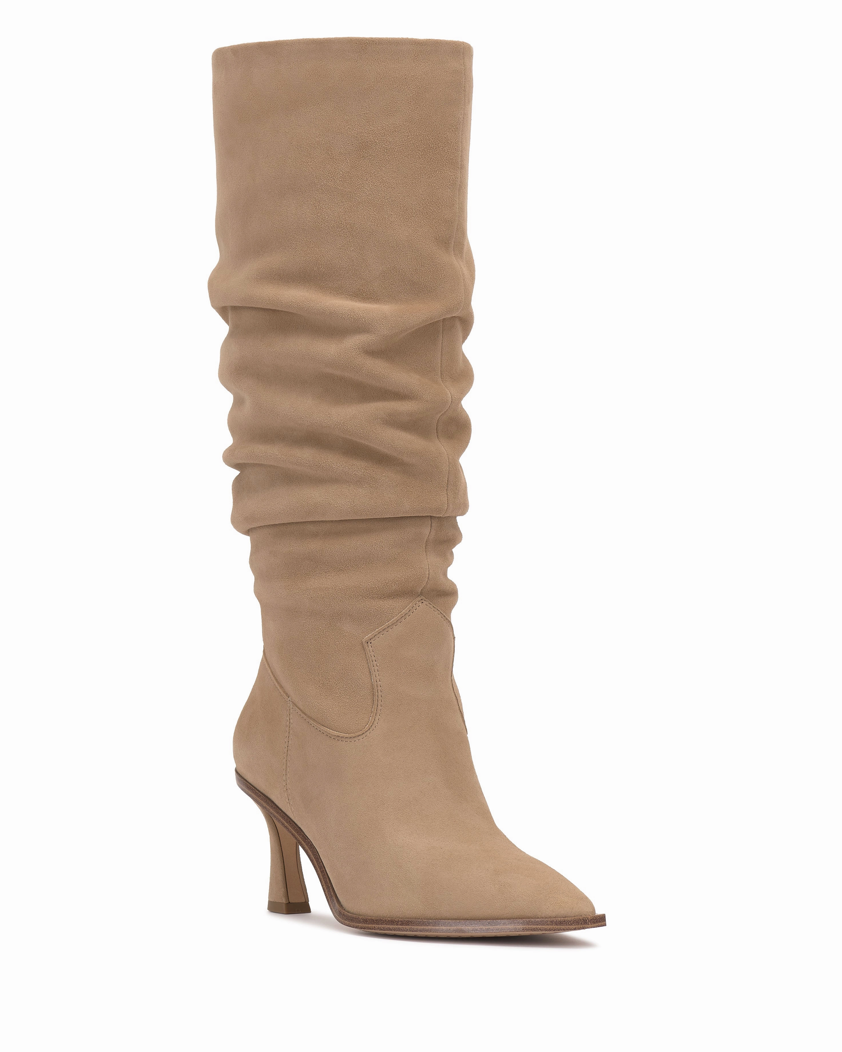 mesh construction Lightweight Kindre Extra Wide Calf Slouchy Knee High Boot