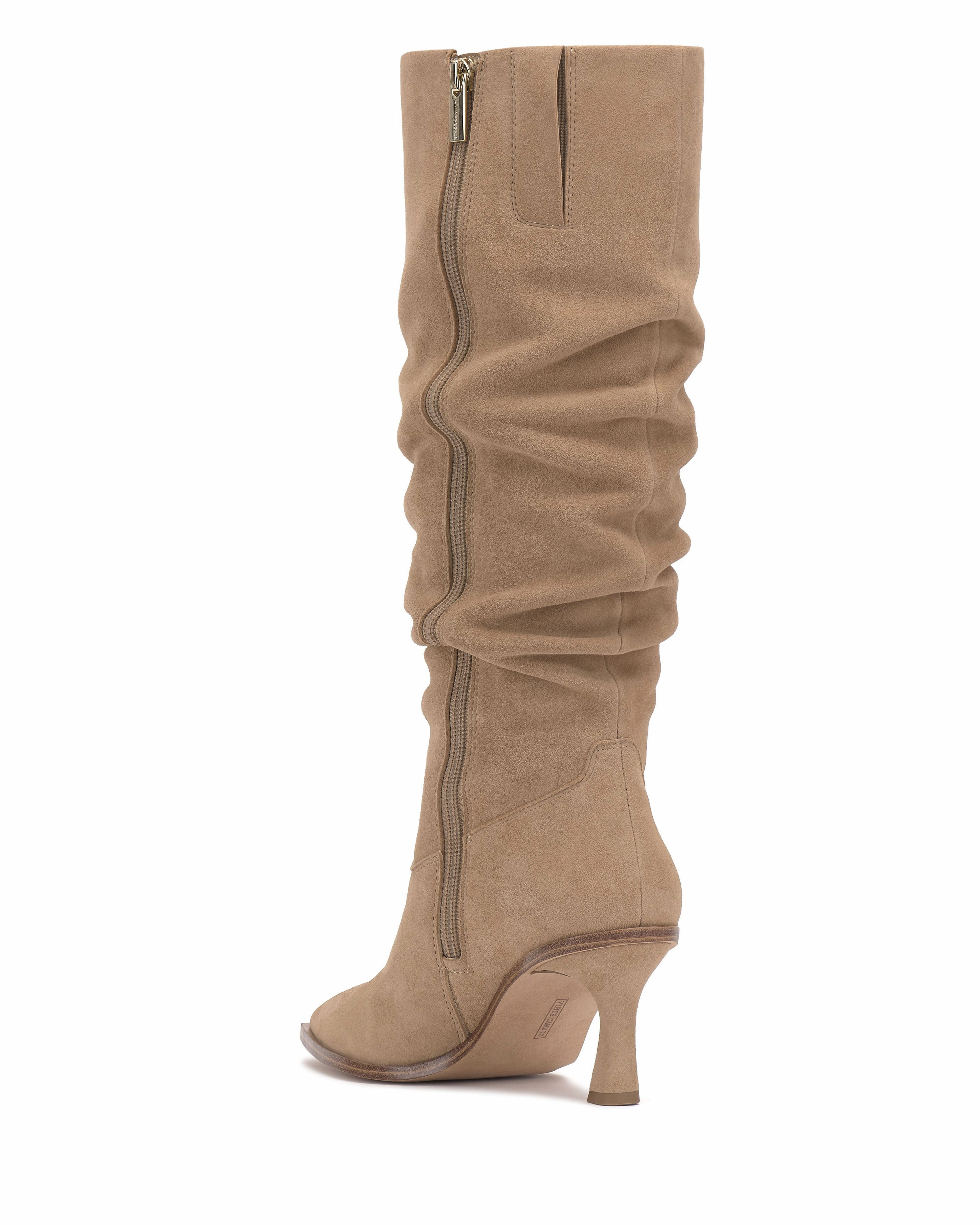 Kindre Wide Calf Slouchy Knee High Boot Padded Comfort Standing Workers