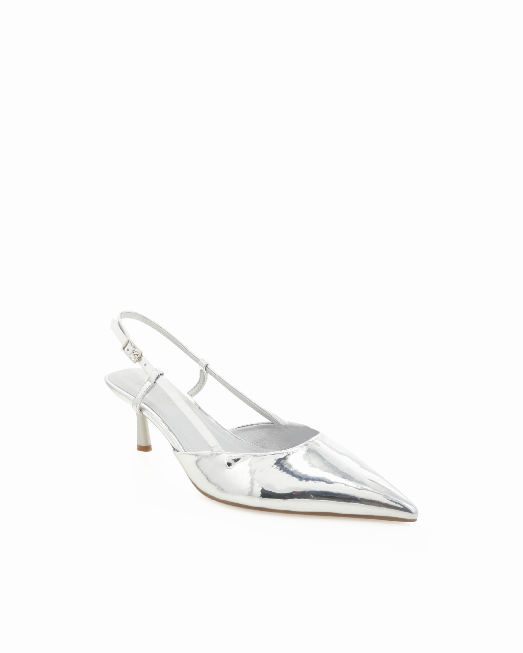 Evening Boots Slip On Style KYRIE - SILVER CHROME