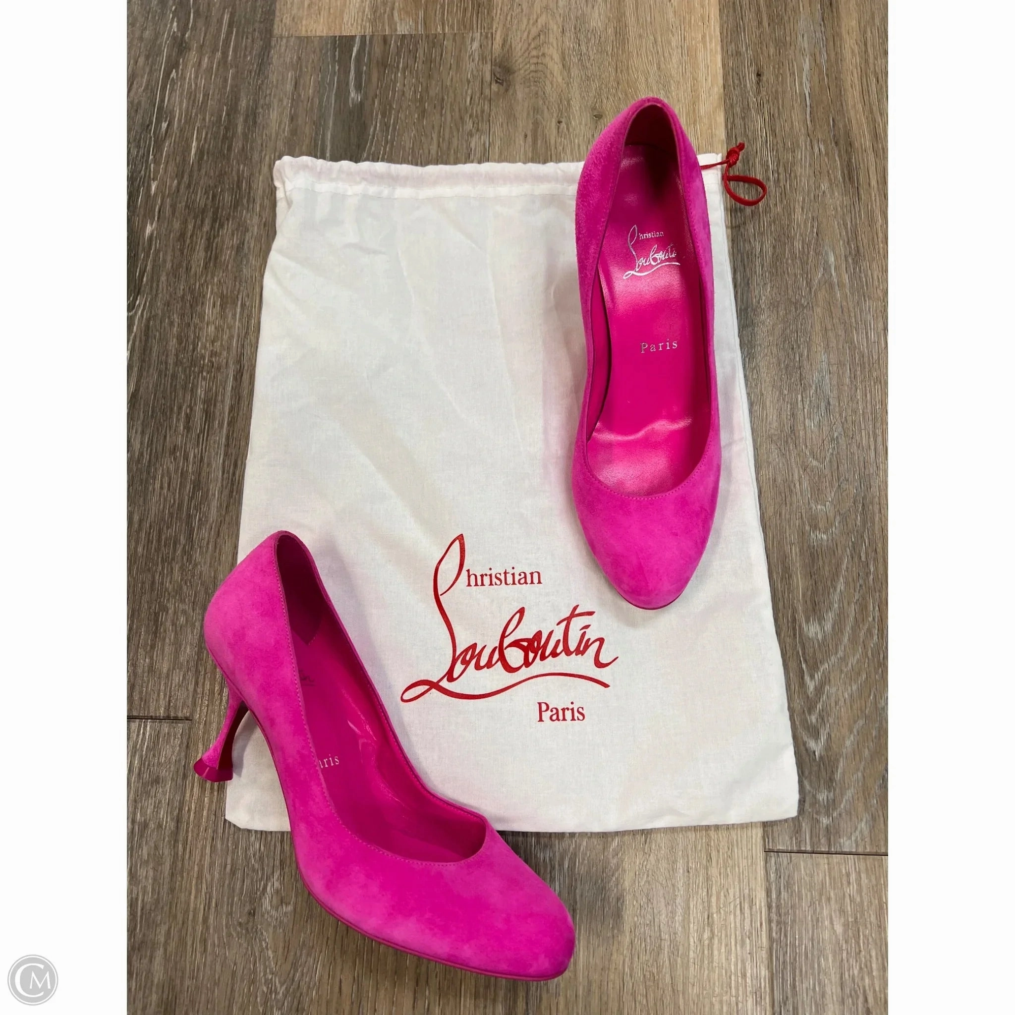 Energy Return System Shoes Luxury Designer By Christian Louboutin In Pink, Size: 8