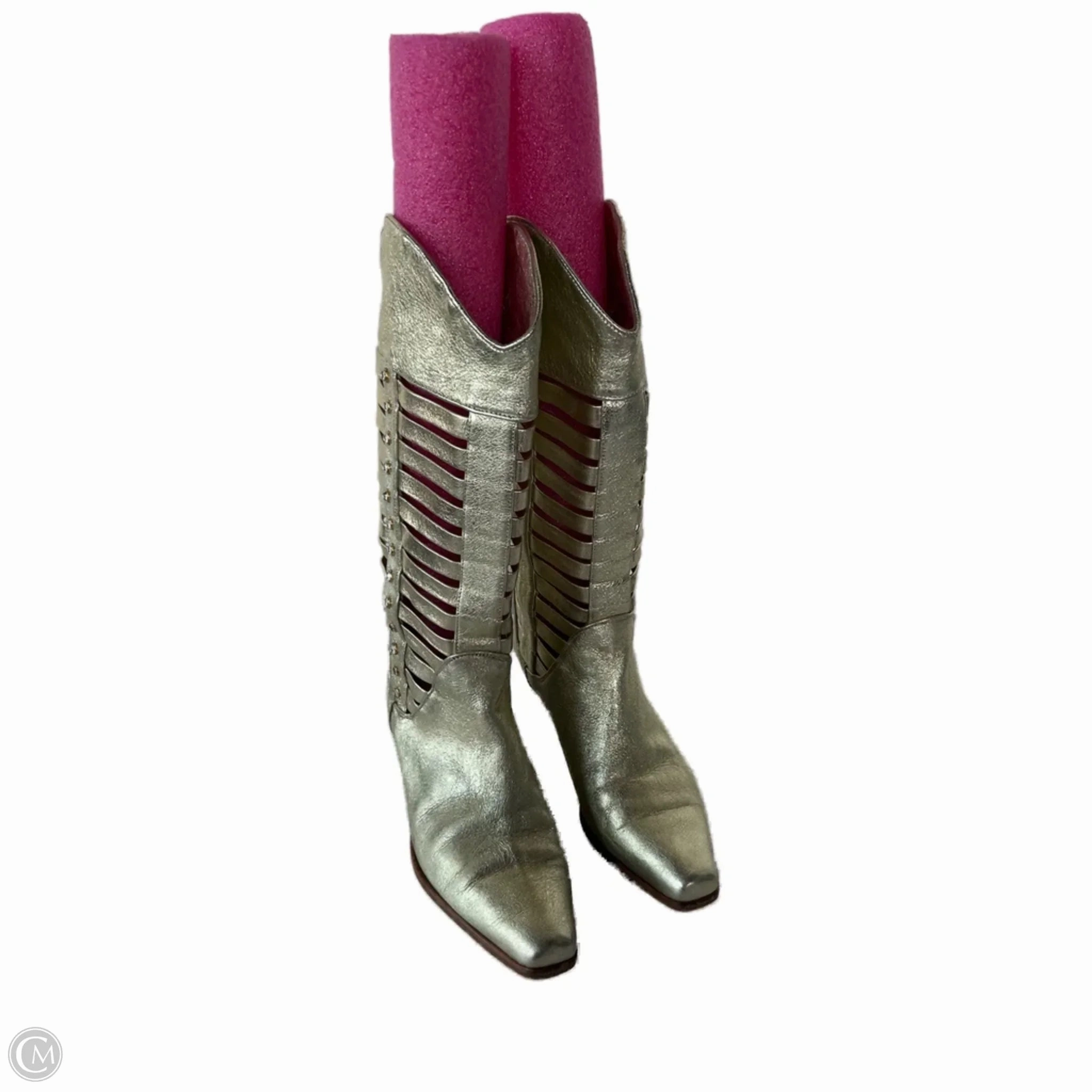 Boots Western By Clothes Mentor In Gold, Size: 6 Padded Interior Rainy Day Commuter