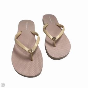 Festival Vibe Sandals Designer By Tory Burch In Pink, Size: 9