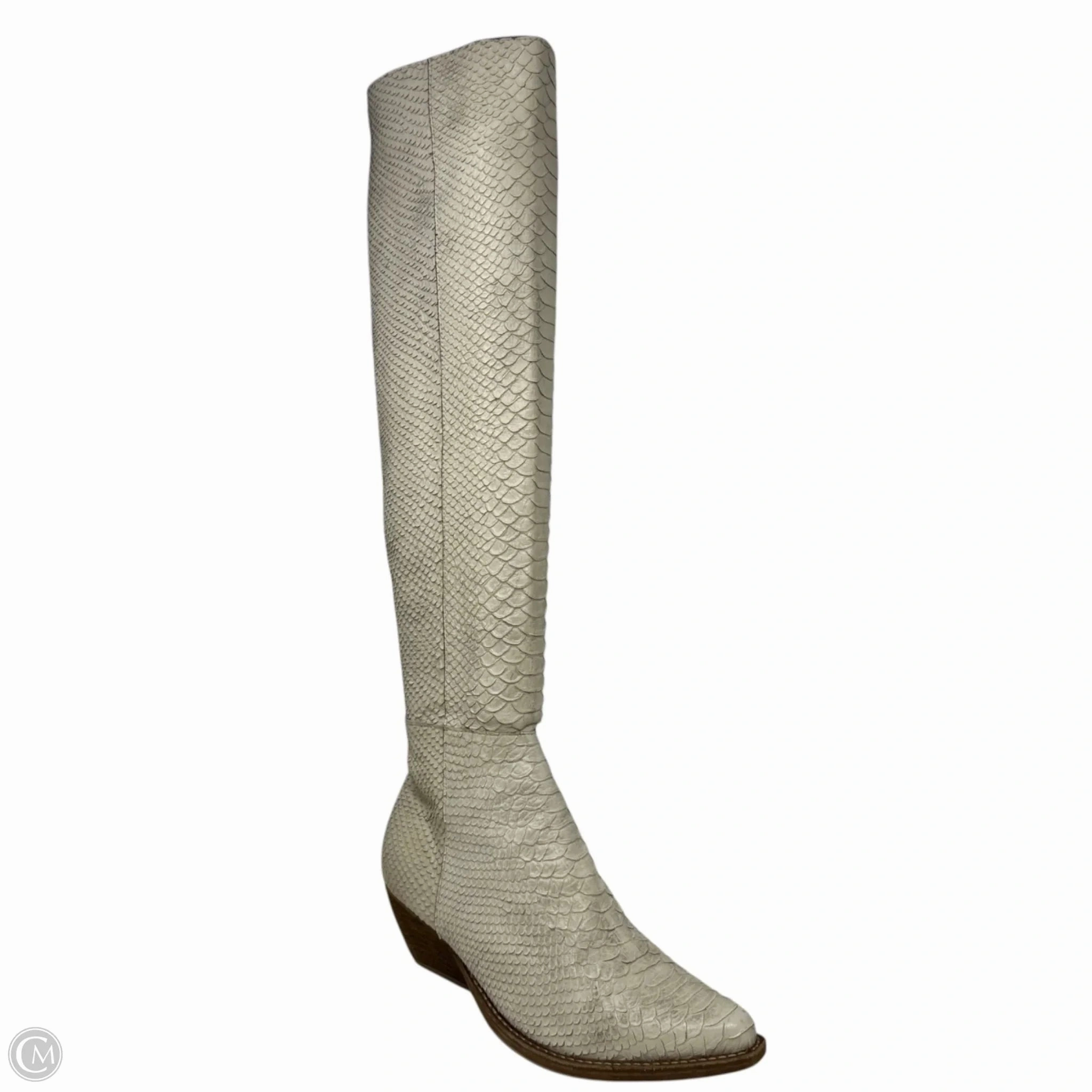 Limitless Tall Boots By Jeffrey Campbell X Free People In Cream, Size: 6.5 All-Purpose BreathableMesh