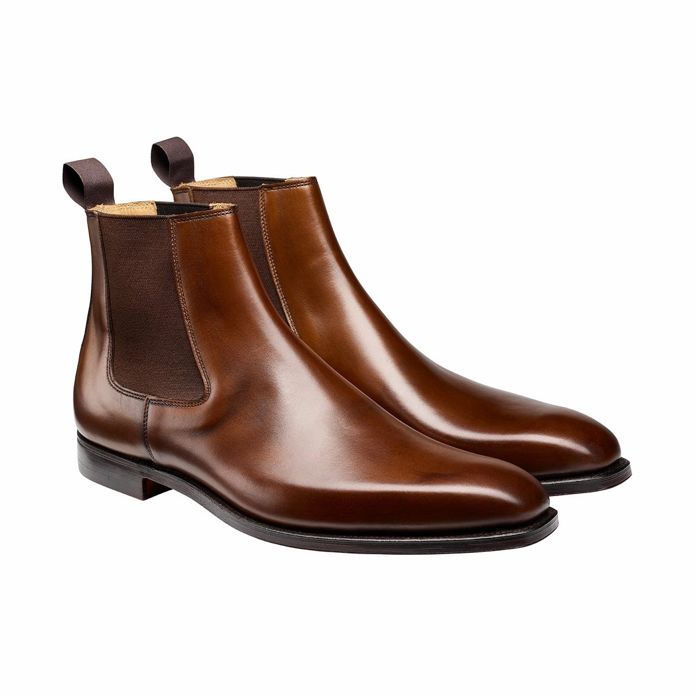 Flexible Movement Smooth Style Lingfield Dark Brown Burnished Calf