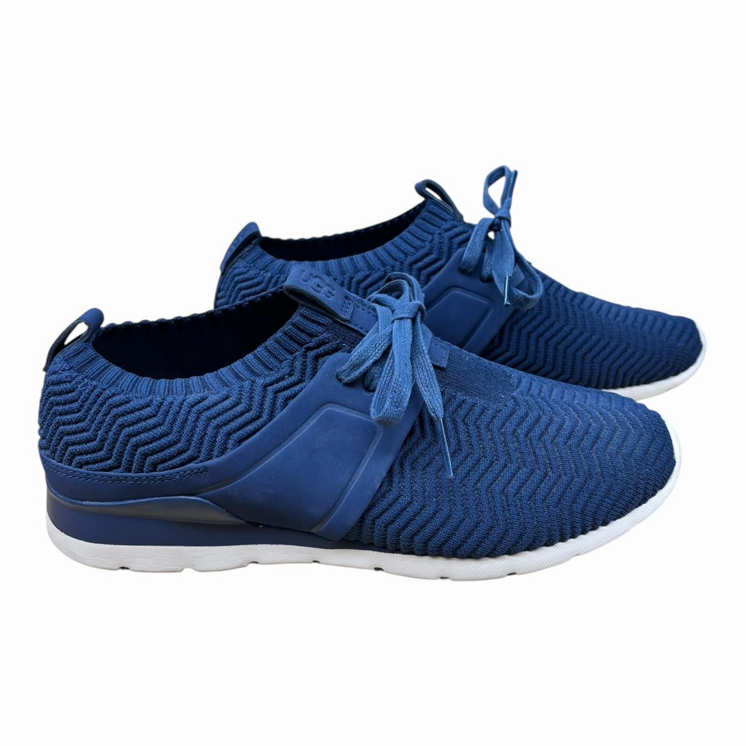 Shoes Designer By Ugg In Blue, Size:7 Comfort Heel Ocean Edge