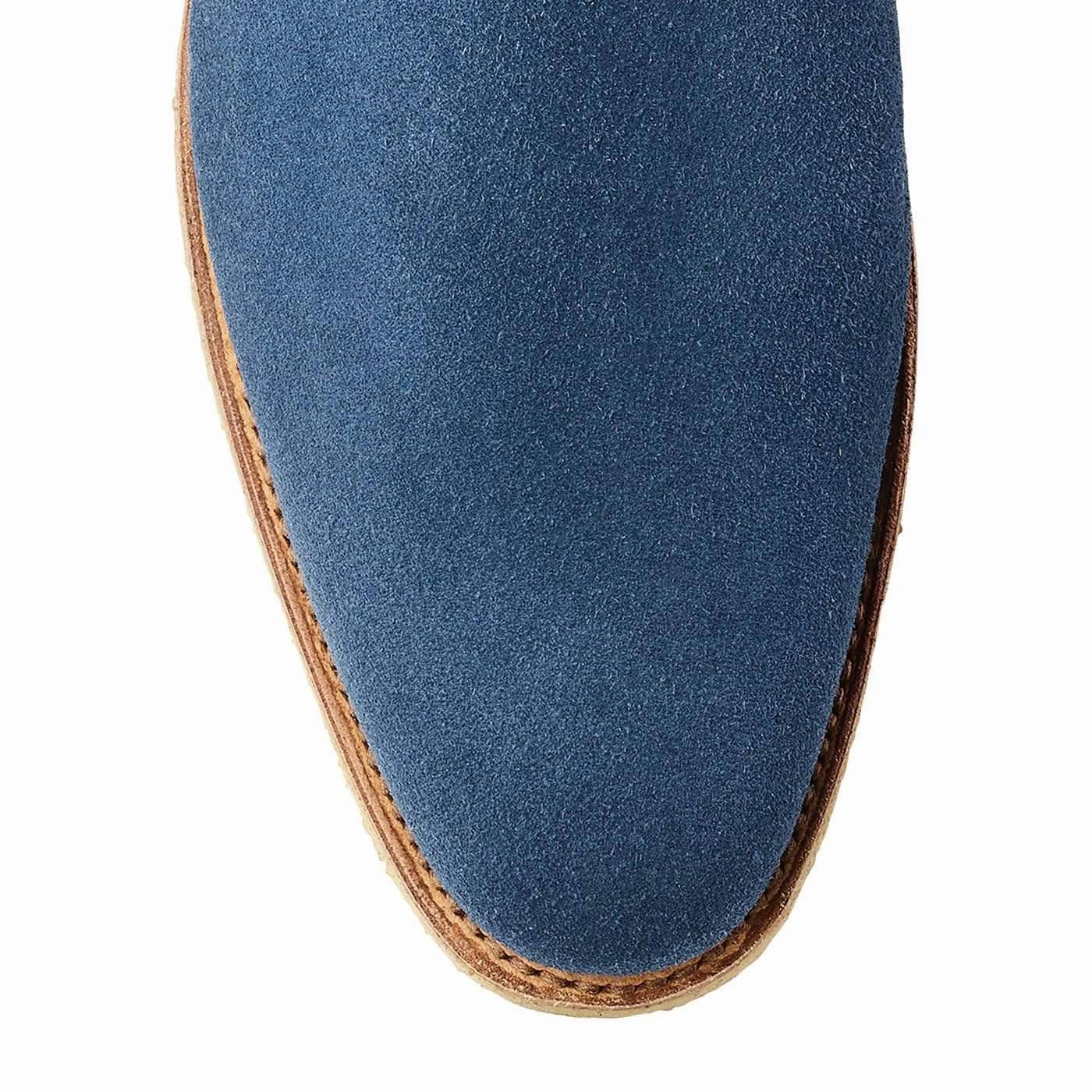 Moisture Management System Seamless Comfort Snowy Path Cranleigh Mid-Blue Suede
