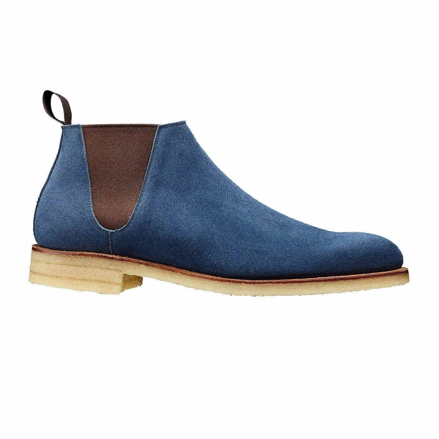 Cranleigh Mid-Blue Suede Sporty Design