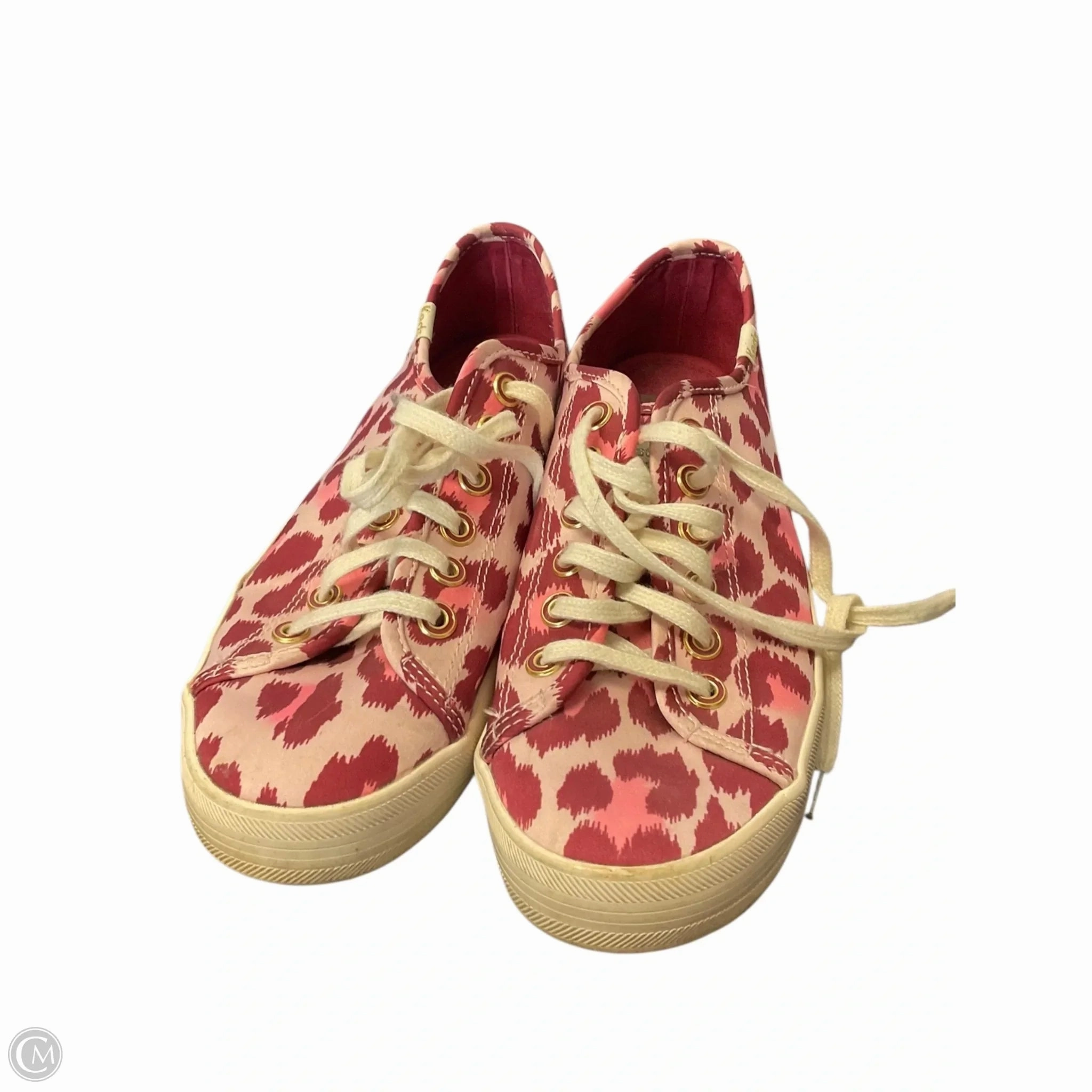 Rain Step Shoes Designer By Kate Spade In Animal Print, Size: 8