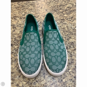 Love Path Shock Absorbing Midsole Shoes Designer By Coach In Green, Size: 12