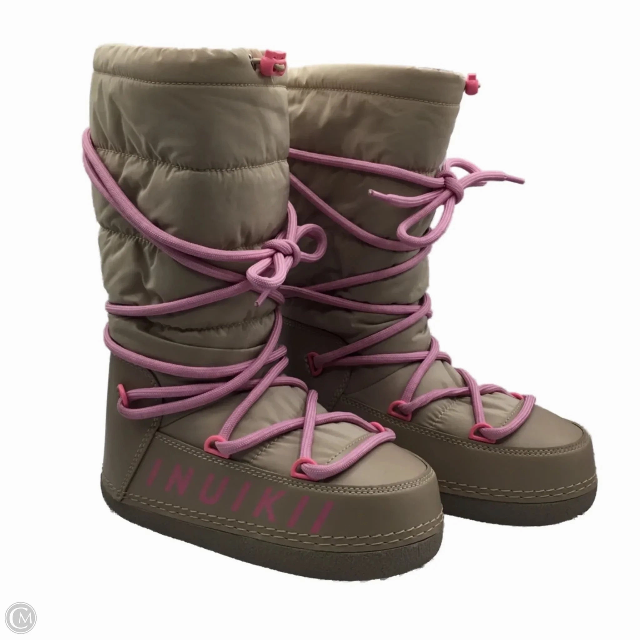 Grip Strong Boots Knee Flats By Anthropologie In Tan, Size: 6