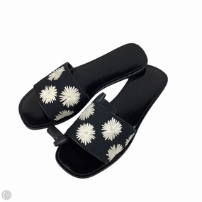 Sandals Designer By Kate Spade In Black & White, Size: 7.5 Ultra Light Airport Travel