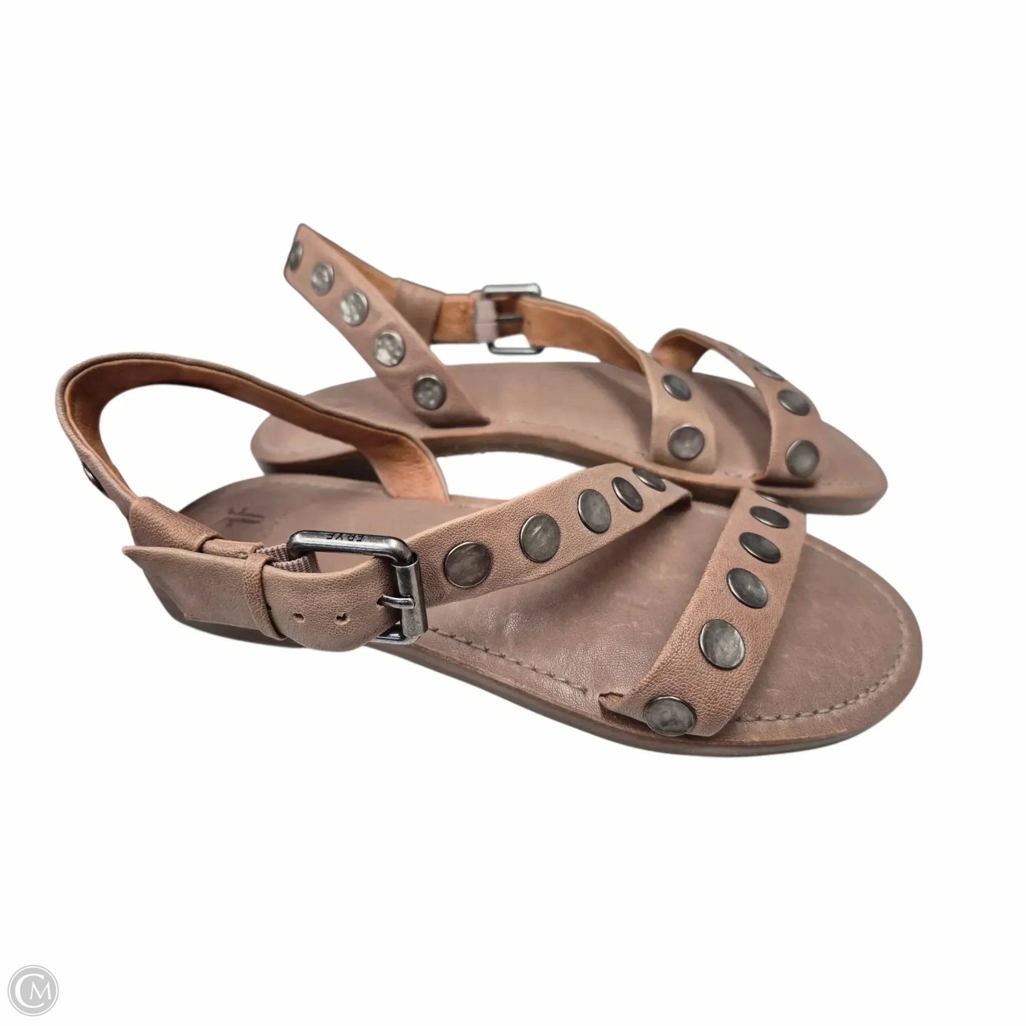 Sandals Designer By Frye In Brown, Size: 6.5 Surf Step Urban Style