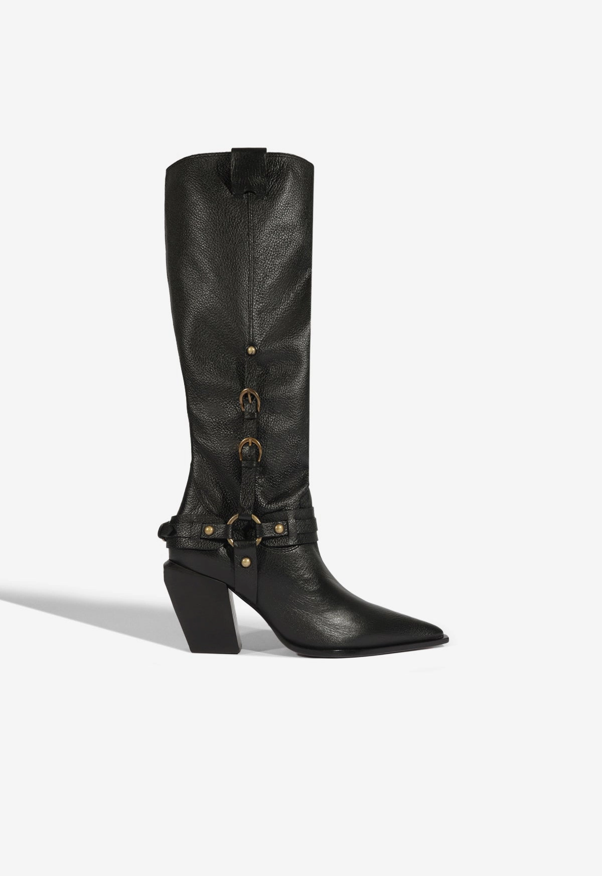 Maine Up Buckle Leather Boot Comfort Team Match