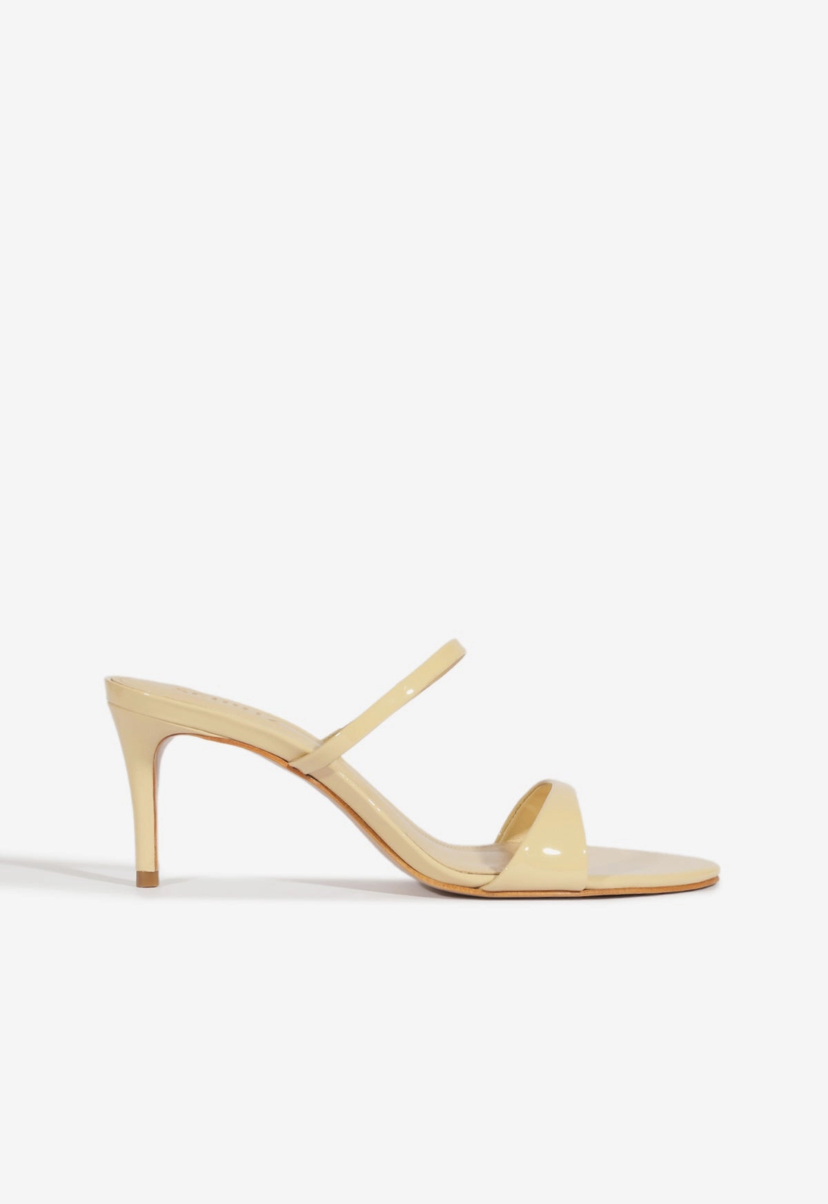 Jessica Mid Mule Patent Sandal Comfy Open-toe Shoes