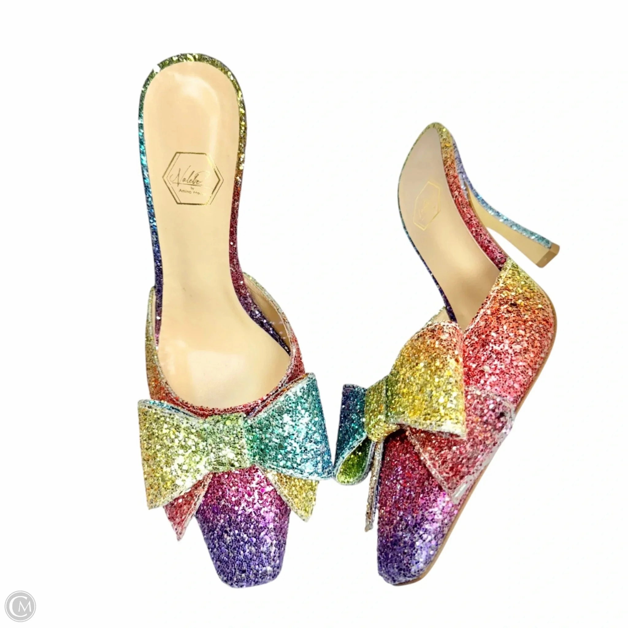 Shoes Designer By Nalebe by Amina Means In Rainbow Print, Size: 7.5 Stable Core Flexible Torsion Bar