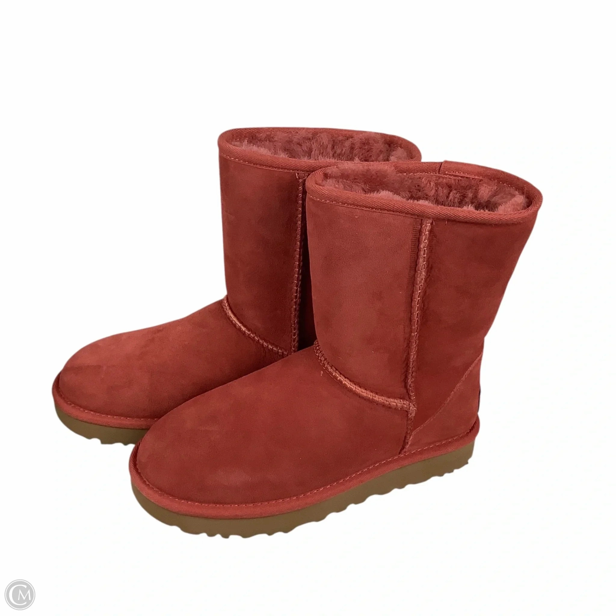 Sustainable Vegan Material Boots Designer By Ugg In Coral, Size: 6