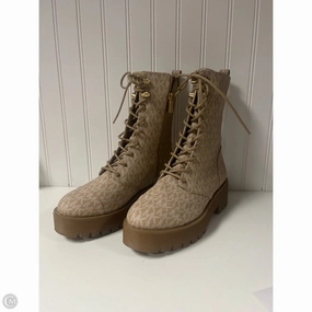 Star Shine Boots Designer By Michael Kors In Beige, Size: 8.5