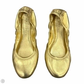 Shoes Designer By Tory Burch In Gold, Size: 9.5 Rain Step Trail Strong