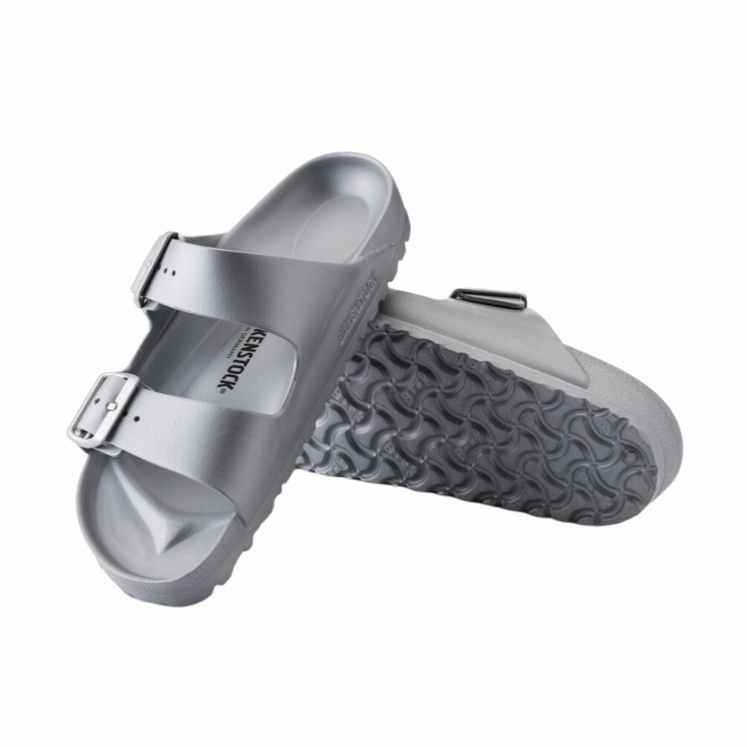 Men's Arizona Essentials (EVA) - Metallic Silver Modern Lifestyle Slides Simple Lifestyle Slides