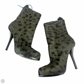 Boots Luxury Designer By Alexander Wang In Animal Print, Size: 8 Soft Land
