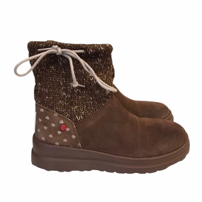 Breathable Boots Designer By Ugg In Brown, Size:5