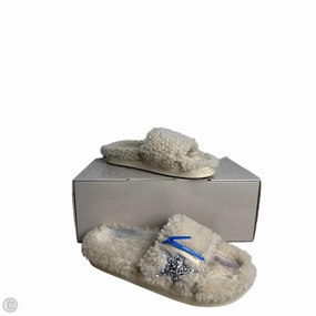 Comfort Heel Sandals Luxury Designer By Golden Goose In Cream, Size: 9