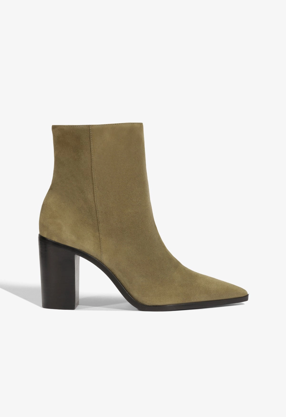 Mikki Block Suede Bootie Shock Absorbing Quick Flow