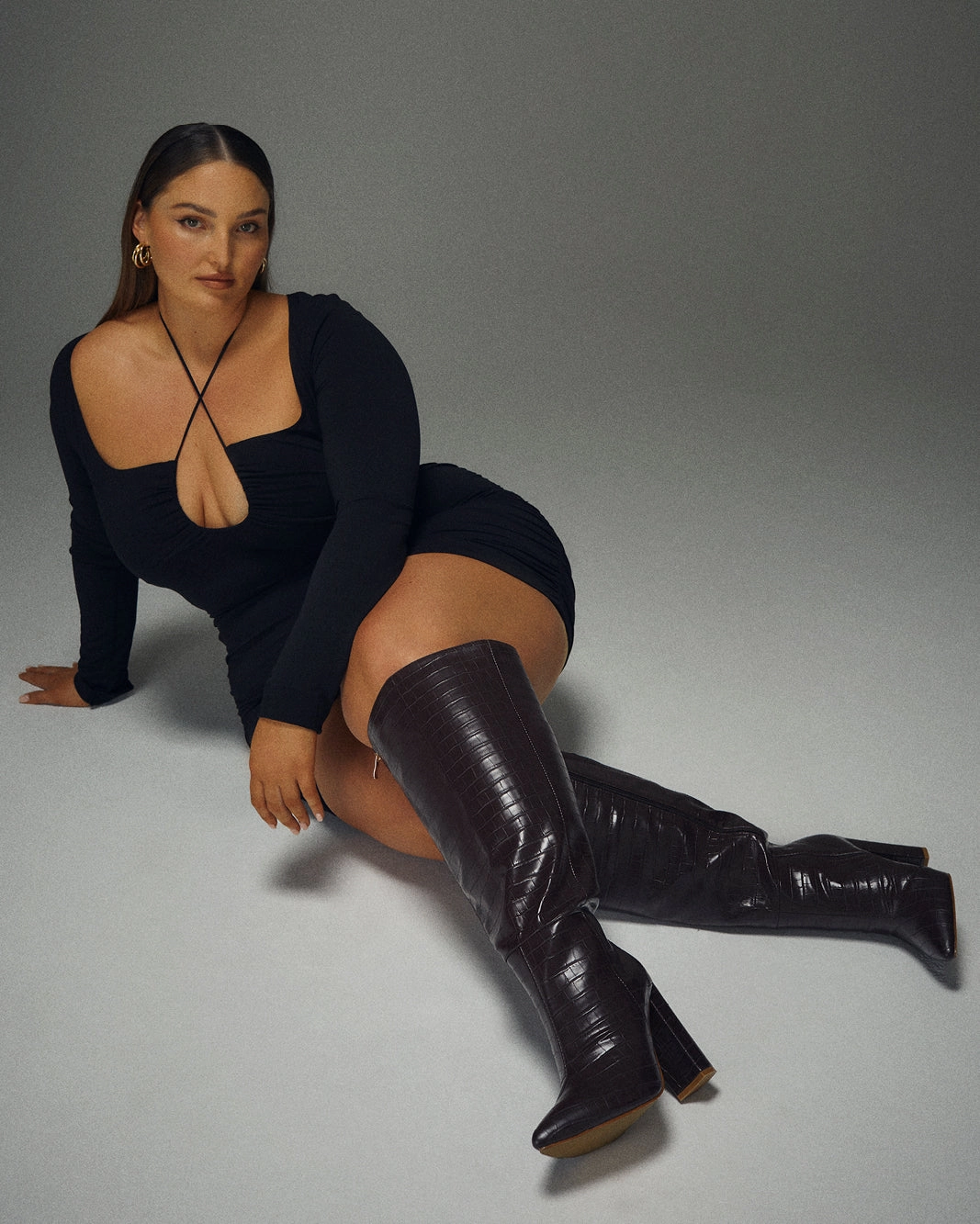 MILLA CURVE - CHOCOLATE CROC Daily Comfort Eco Material Backcountry Camper