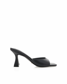 BINITA - BLACK Comfort Straps Comfort Heel