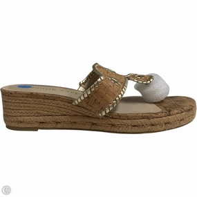 Gel Soft Sandals Designer By Jack Rogers In Tan, Size: 11