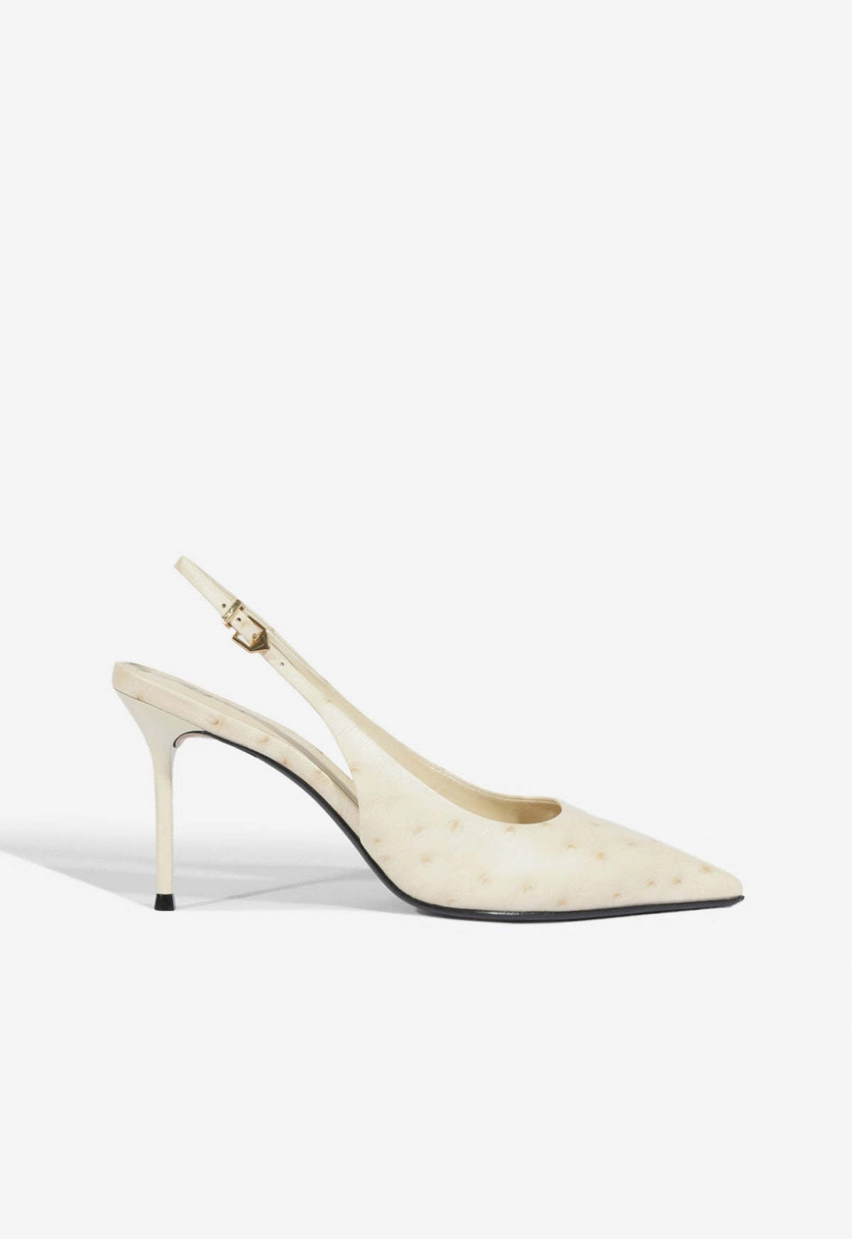 Shine Silver Paola Leather Pump