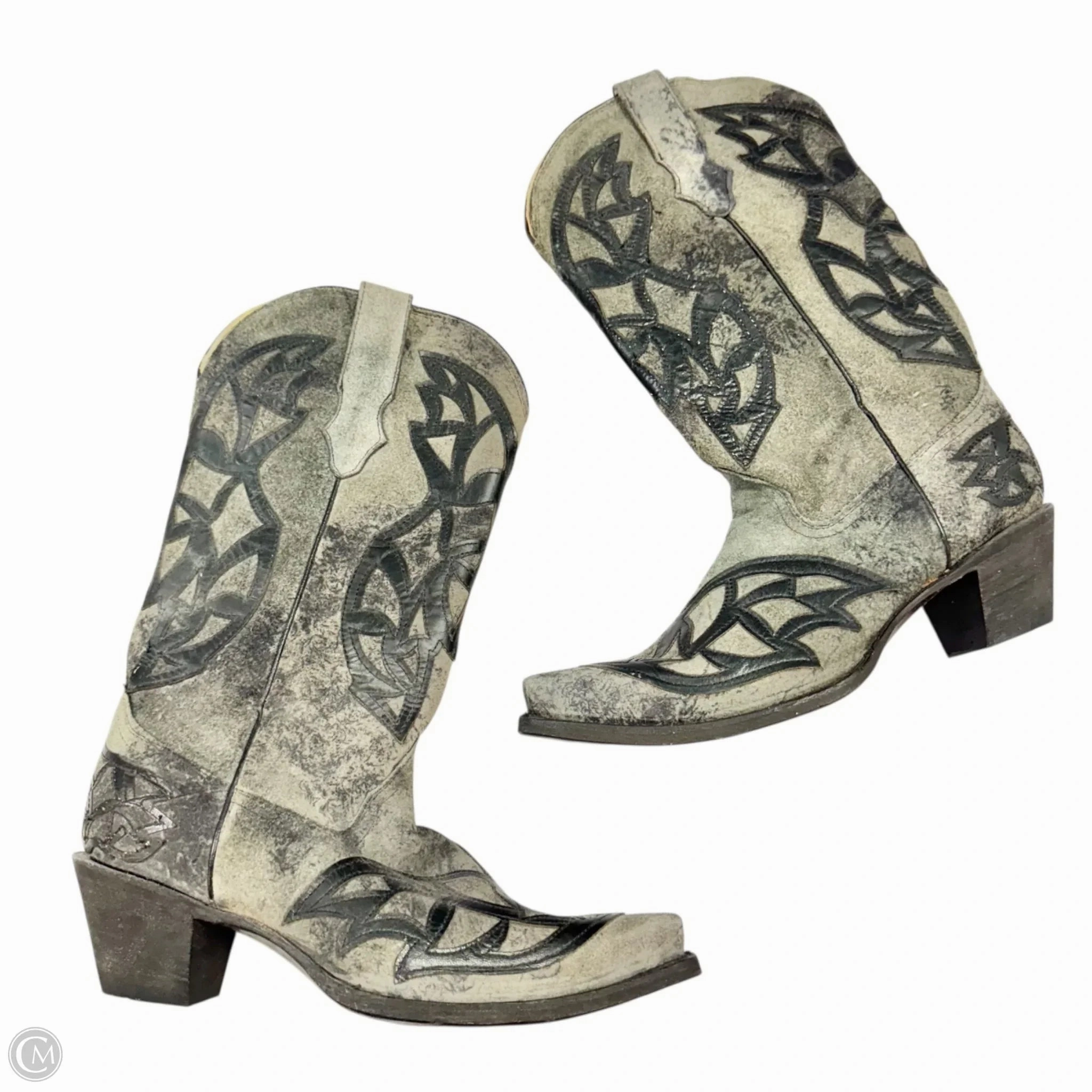 Flexible Frame Daily Walks Boots Western By Corral In Grey, Size: 9