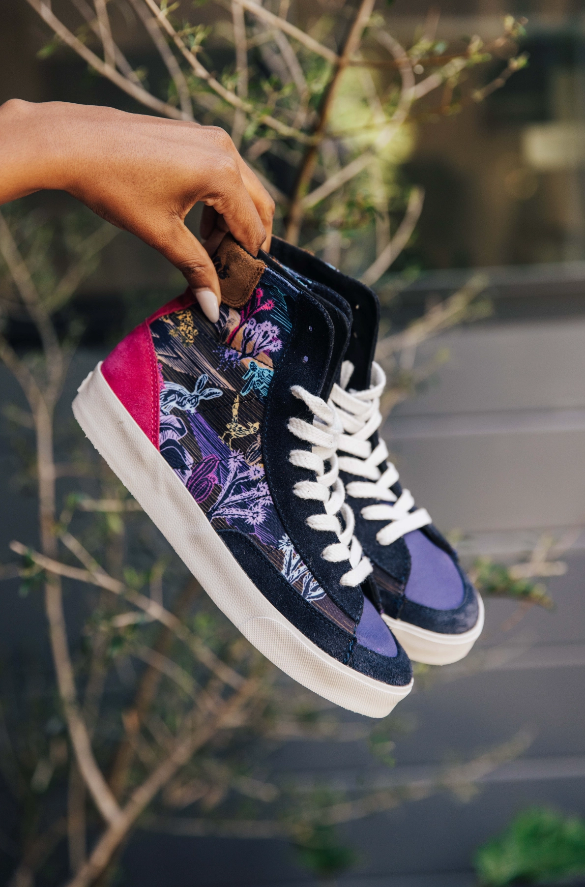 Rubber Traction Pattern Clean Style Mohave Ace High Top