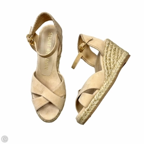 Feather Light Urban Stroll Sandals Designer By Stuart Weitzman In Tan, Size: 7