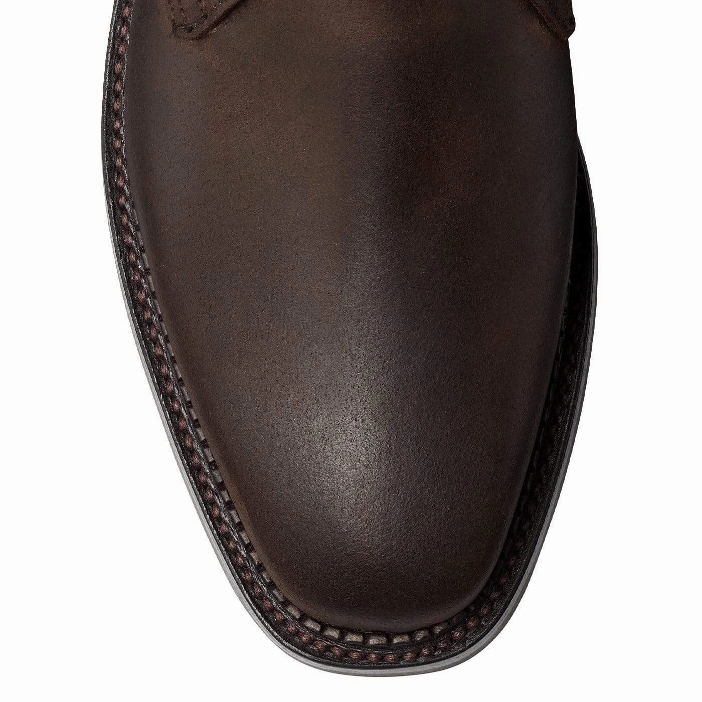 Reinforced toe Molton Dark Brown Rough-Out Suede