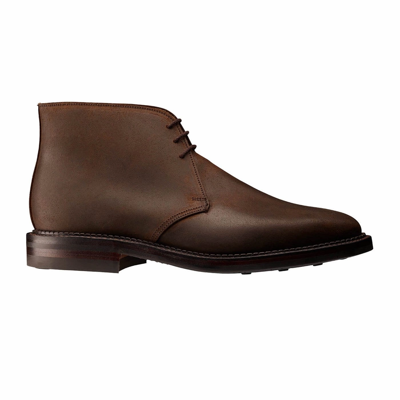 waterproof construction Easy to Wear Molton Dark Brown Rough-Out Suede