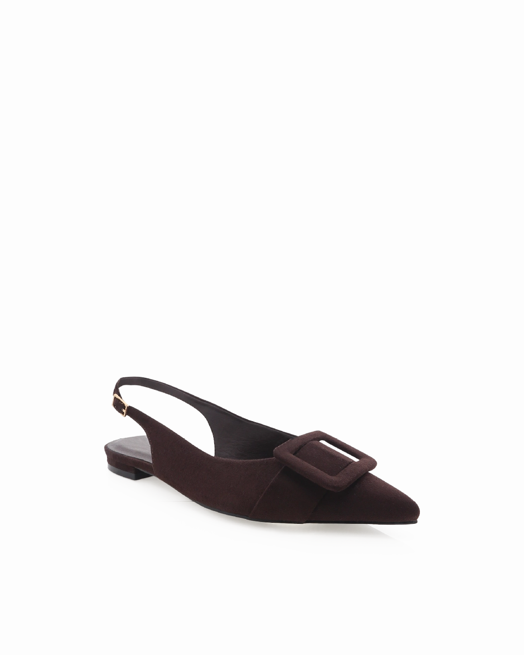 MORWENNA - DARK CACAO SUEDE Runway Step