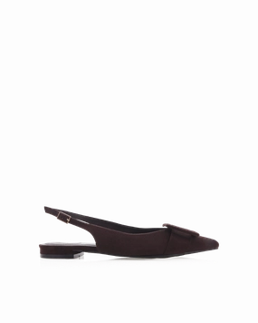 MORWENNA - DARK CACAO SUEDE Guest Side