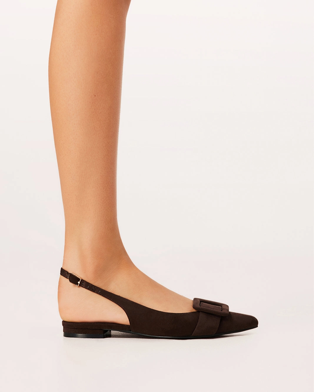 MORWENNA - DARK CACAO SUEDE Breathable Sole