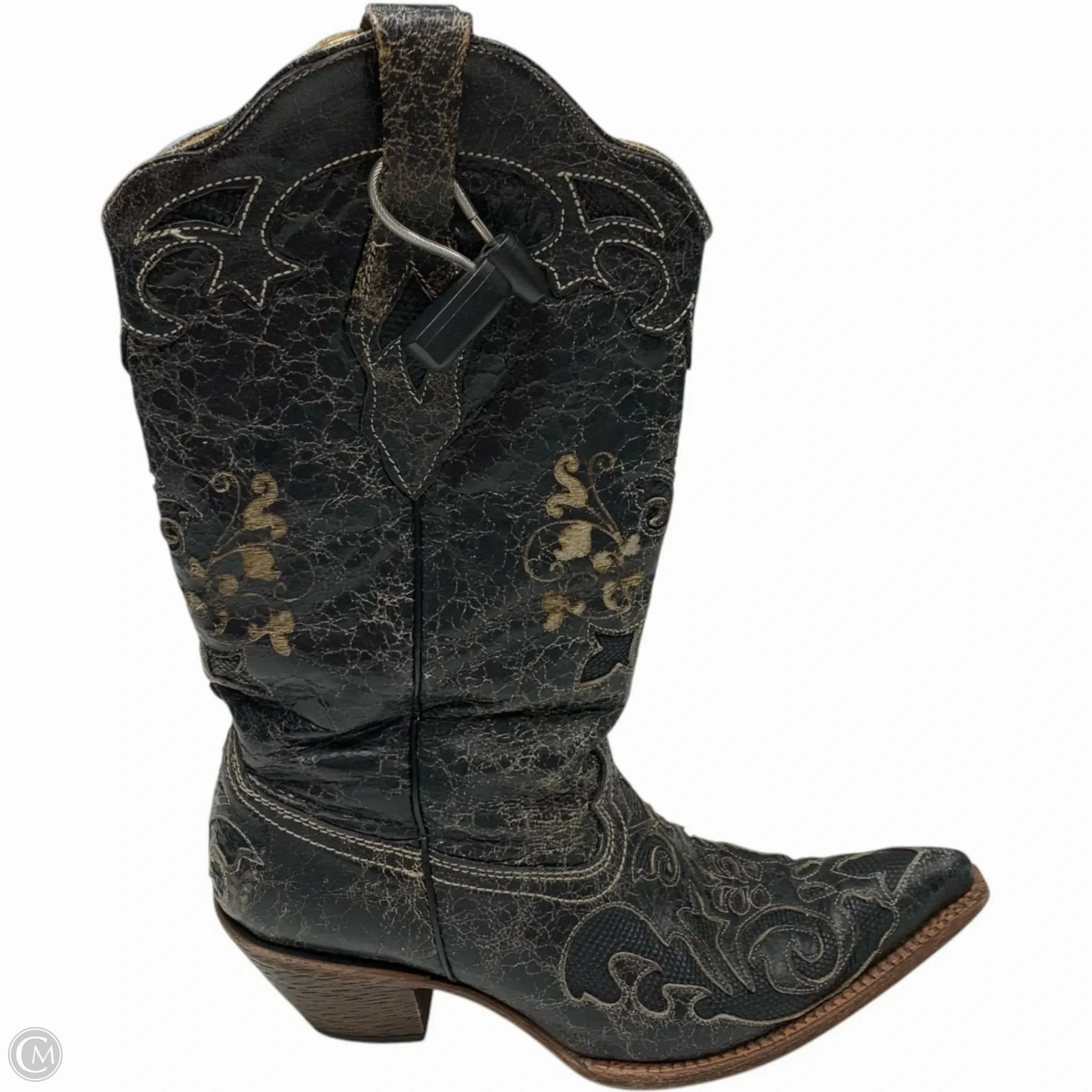 Boots Western By Corral In Black, Size: 9 Grippy Outsole Backcountry Camper work use