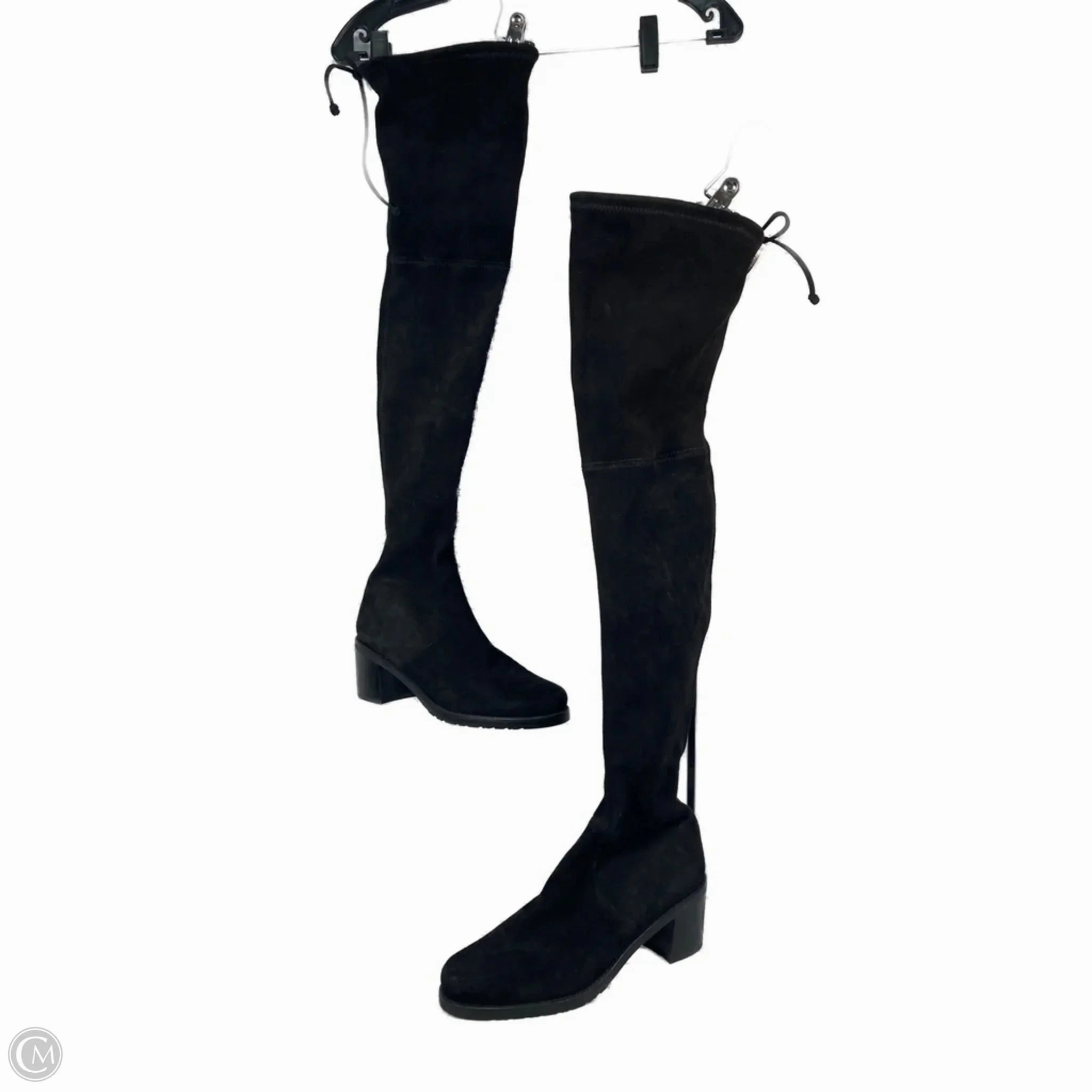 Reinforced toe cap Shoes Designer By Stuart Weitzman In Black, Size: 8.5