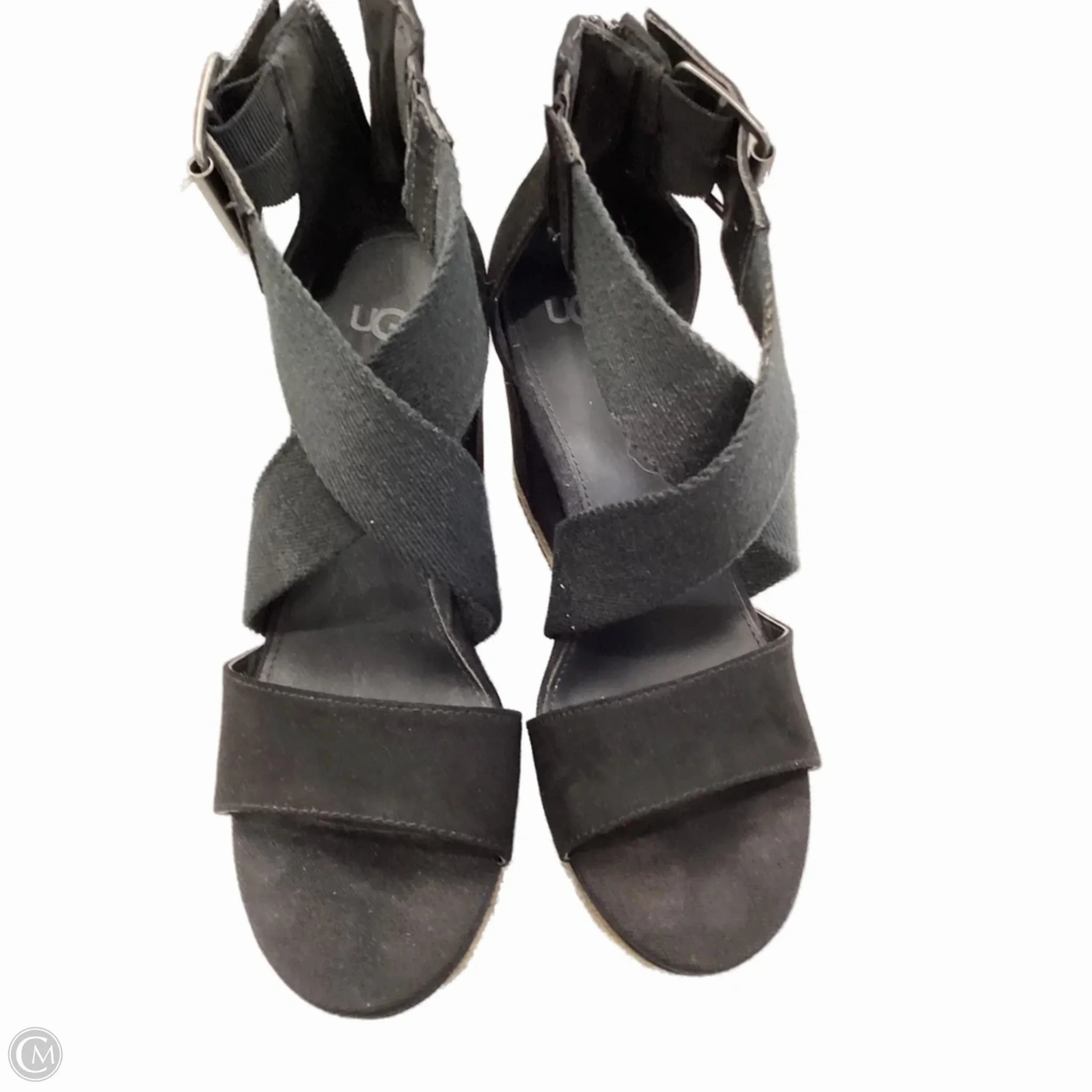 Sandals Designer By Ugg In Black, Size: 7 Travel Must