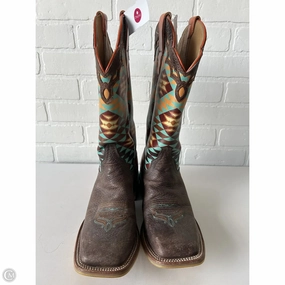 Boots Western By CINCH In Brown & Orange, Size: 10 Minimal Design Airport Look