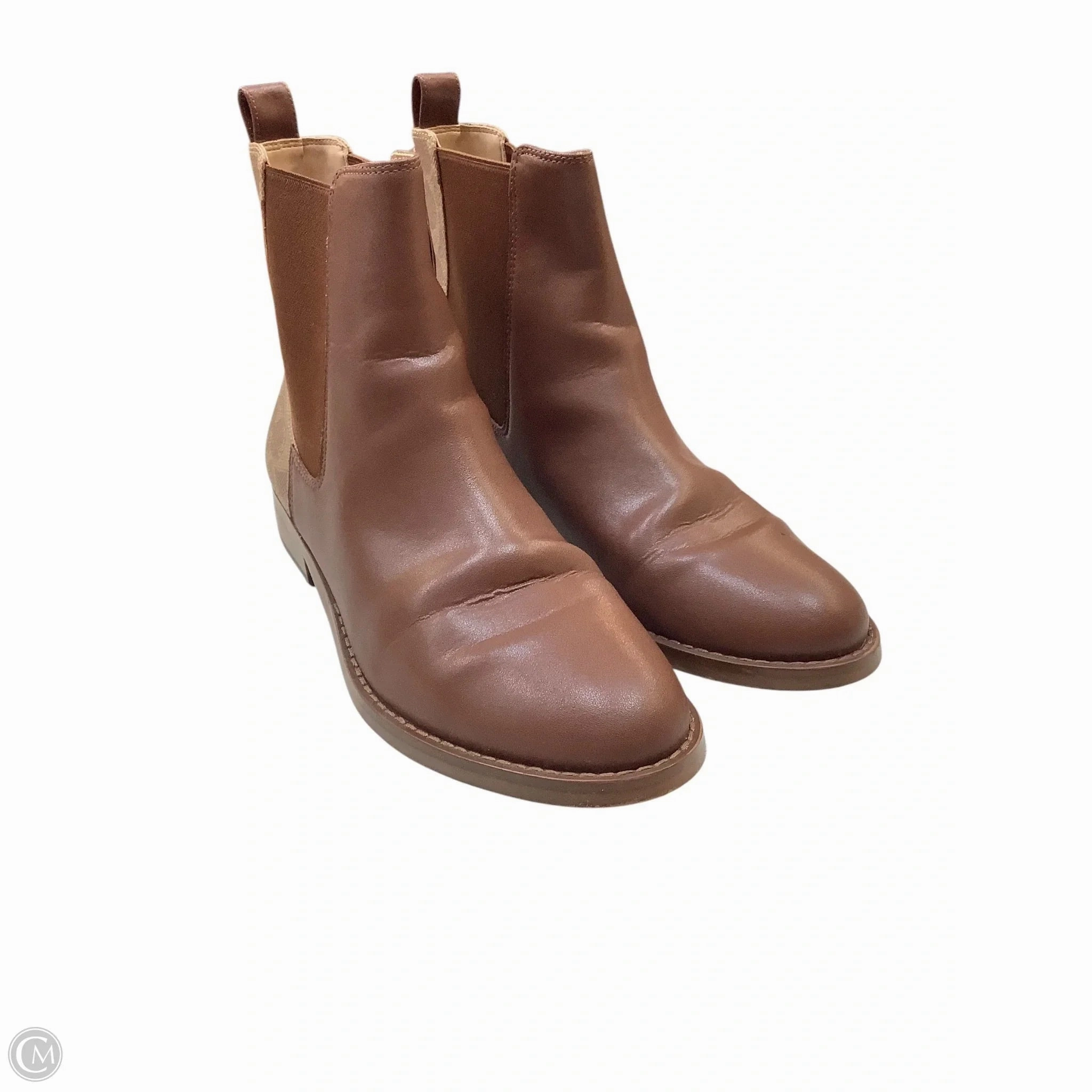Boots Designer By Coach In Brown, Size: 8 Winter Base