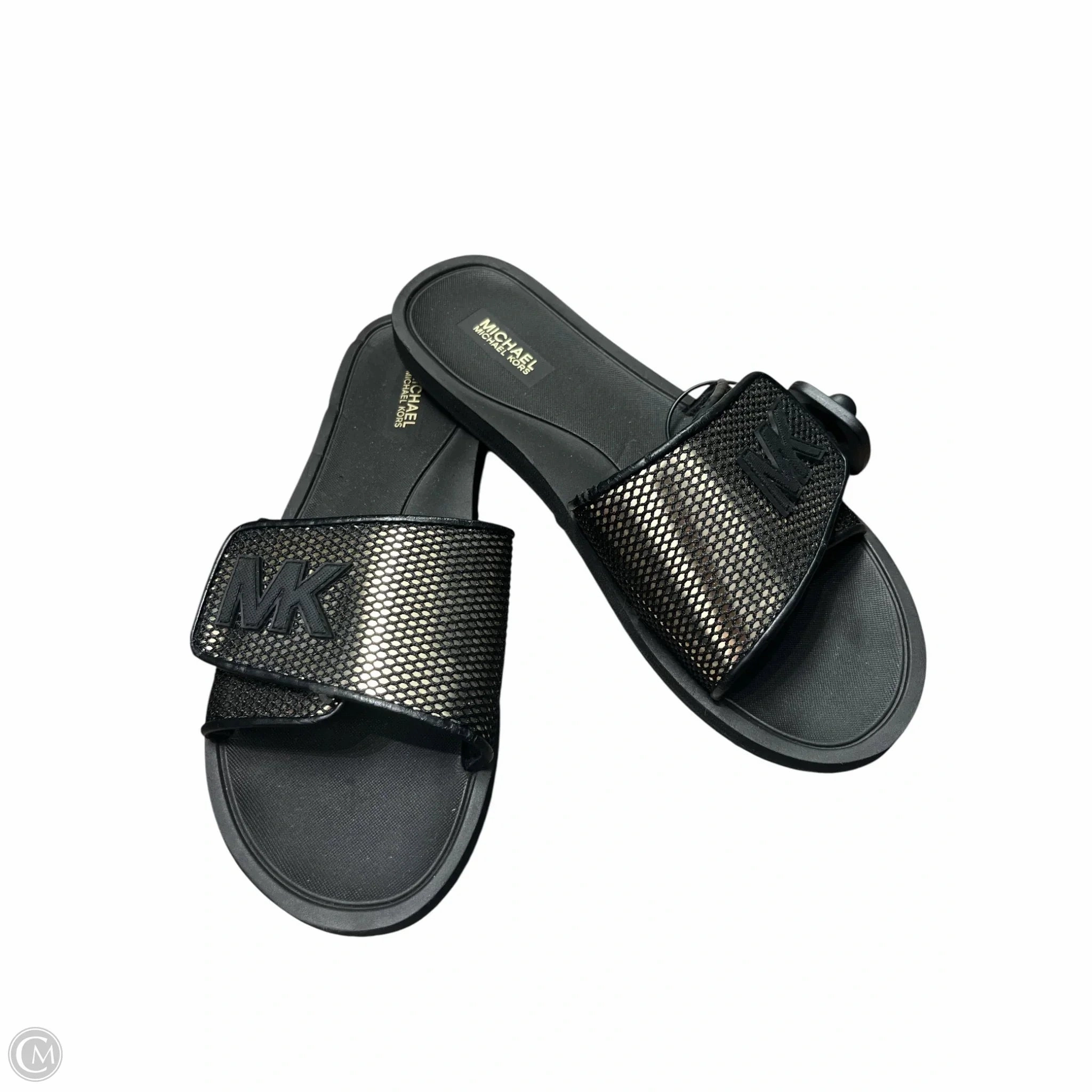 Sandals Designer By Michael Kors In Black, Size: 10 Calm Tone Park Step