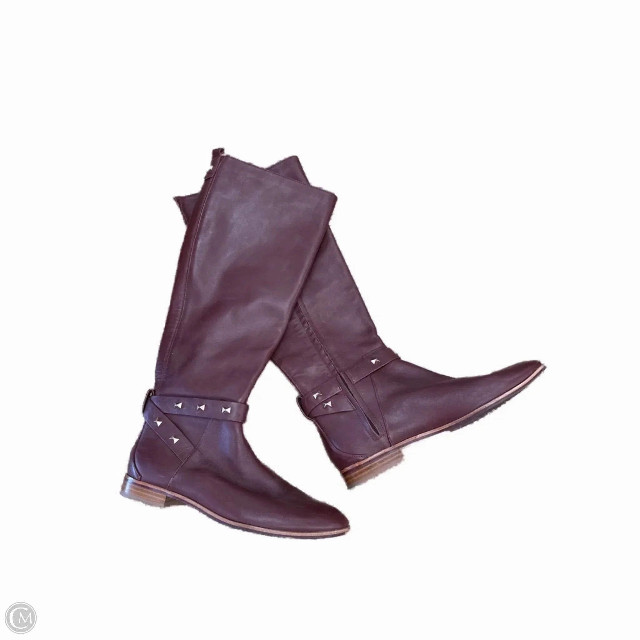 Rain Adventure Boots Knee Flats By Ted Baker In Purple, Size: 8