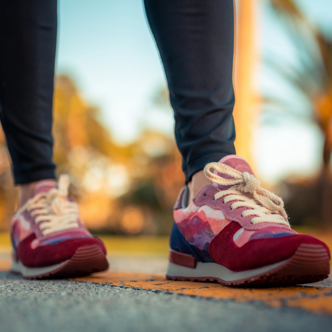 Walking Sessions Synthetic Leather Panels Andes Jogger
