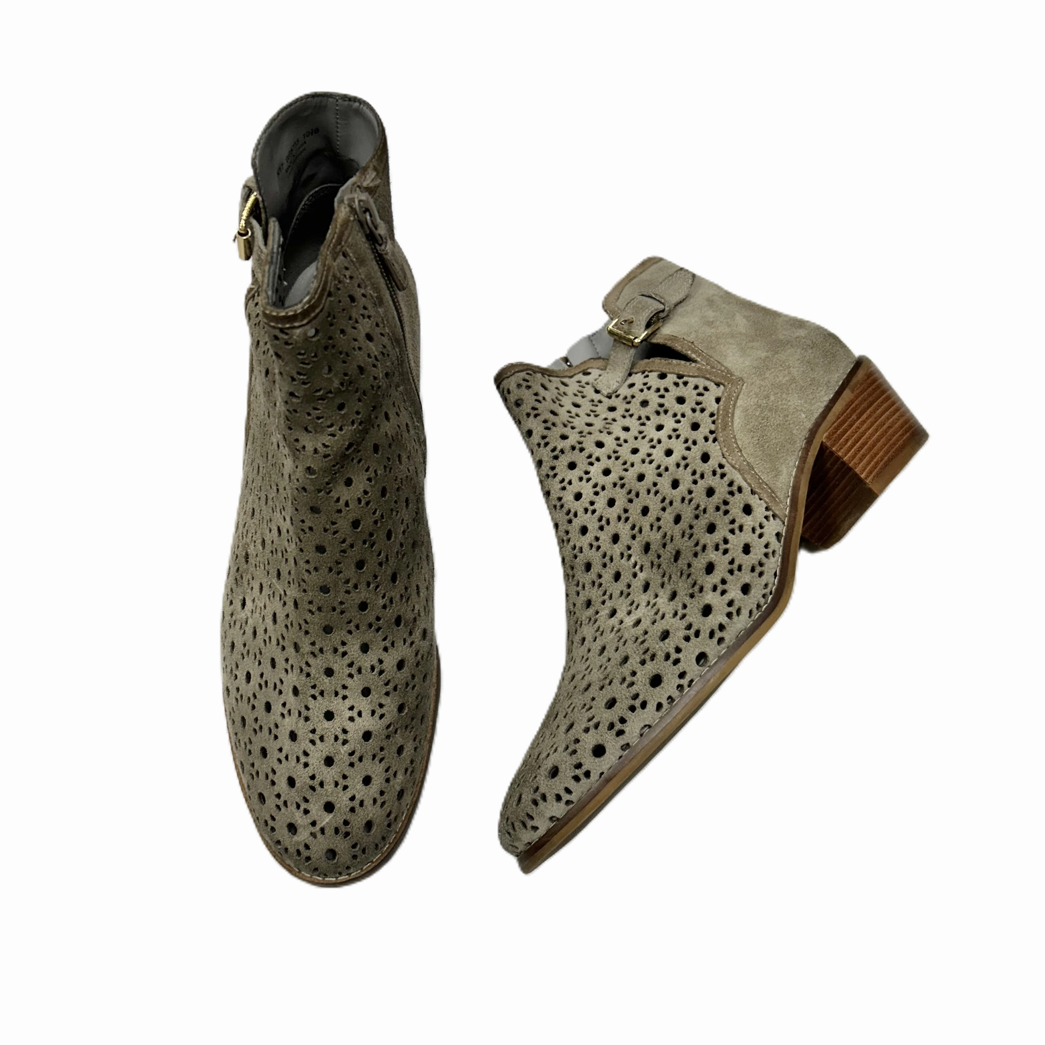 Gloss Mood Cotton Touch Boots Designer By Cole-haan In Taupe, Size: 10.5