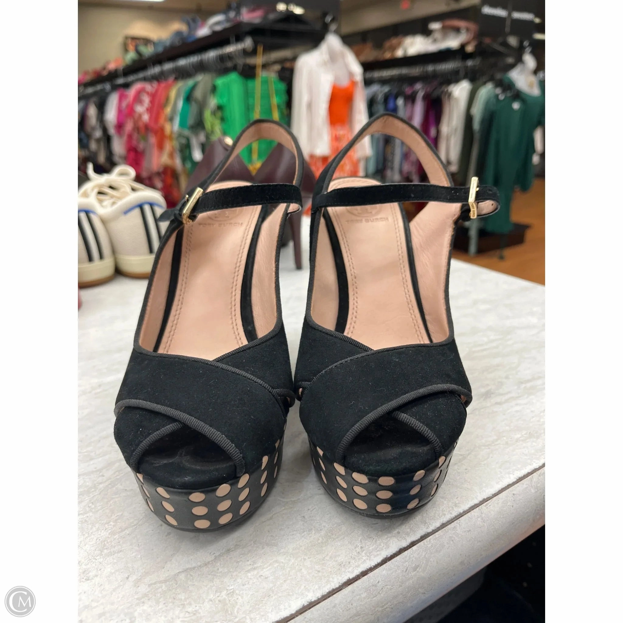 Trend Hot Shoes Designer By Tory Burch In Polkadot Pattern, Size: 7